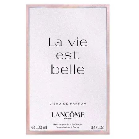 perfume la vie est belle lancôme eau de parfum feminino 100ml perfume la vie est belle lancôme eau de parfum feminino 100ml