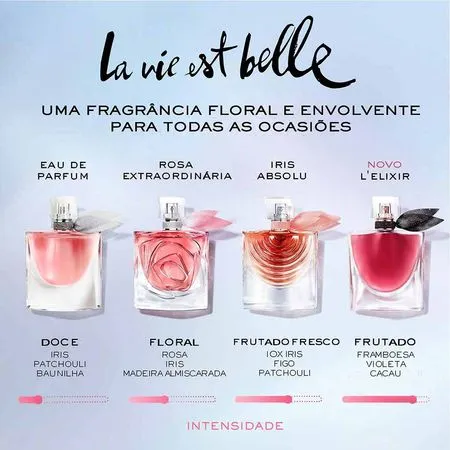 perfume la vie est belle lancôme eau de parfum feminino 100ml perfume la vie est belle lancôme eau de parfum feminino 100ml